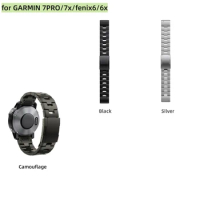 Titanium Watch Band for GARMIN 7PRO/7x/fenix6/6x Oracle Strap YZ Model Watch Accessories