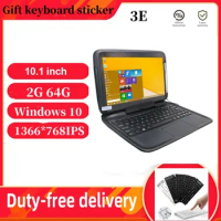 10.1'' 3E Windows 10 Tablet PC Keyboard Docking With 8400Mah Battery Quad Core 2GB RAM 64GB ROM 1366*768IPS Dust/Water-Resistant