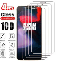 4Pcs Tempered Glass FOR OnePlus 6 6.28" OnePlus6 One Plus 1+6 A6000, A6003 Screen Protector Protective Glass Film 9H
