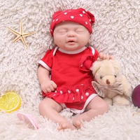WW1535 35cm 1600g 100% Full Body Silicone Reborn Doll Realistic Baby Toys Dolls with Pacifier for Children Christmas Gift
