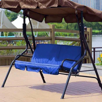 3 Seater Waterproof Swing Cover Chair Bench Replacement Patio Garden Outdoor Swing Case Chair Cushion Backrest Dust Covers Tools