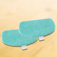 2/6pcs Mop Pads For Leifheit For CleanTenso Power 2.0 For Steam Vacuum Cleaner Replacement Mopping Pads Sweeper Parts