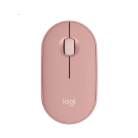 【Logitech 羅技】Pebble M350s 無線藍牙滑鼠(玫瑰粉)