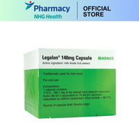 ส่งเร็ว 🔥ลดราคาครั้งใหญ่🔥Madaus Legalon 140mg Capsule Liver Health (10's x 10)