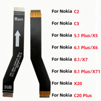 Motherboard Connector Flex Cable Main Board Repair Parts Replacement For Nokia C2 C3 5.1 6.1 X5 X6 8.1 X7 X71 X20 C20 Plus