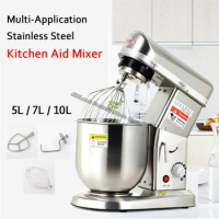 Stainless Steel Commercial Fresh Milk Machine Mixer Egg Beater Commercial Kneading Equipment Milk Frothed Meat Blender