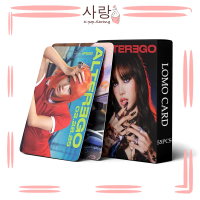 55pcs BLACKPINK LISAćALTER EGOćBlack LOMO Cards Set Collection Kpop Photocard Kad Foto