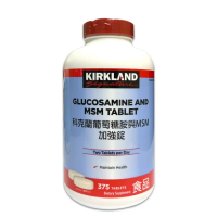 【Kirkland Signature 科克蘭】葡萄糖胺與MSM加強錠(375錠)