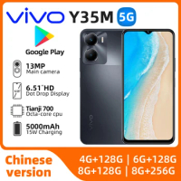 VIVO Y35M Standard Edition Android 5G Unlocked 6.51 inch 8GB RAM 256GB ROM All Colours in Good Condition Original used phone