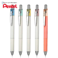 1pcs Pentel BLN75 Gel Pen Striped Quick-drying 0.5mm Limited Edition Energel Black Refill Writing Smoothj Japanese Stationery
