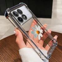 For Xiaomi Poco X7 Pro Poco Poco M7 Plus F7 Poco M7 4G Poco X6 Pro Poco X6 5G Soft Electroplated Fou