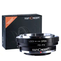 K&amp;F Concept FD-FX for Canon FD mount lens to Fujifilm X-Pro2,X-A2,X-E1.X-T1 X-T2 X-T20 X-T3 X-T30 GFX Lens Adapter