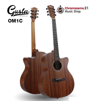 กีต้าร์โปร่ง Gusta OM1C Acoustic Guitar