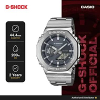 G-SHOCK G-STEEL Jam Tangan Analog Digital Pria GM-2110D-8ADR Original Stainless Steel Grey