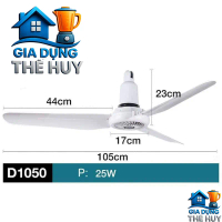 Quạt Trần Mini 1050 - Cánh Tròn - Thương hiệu uy tín