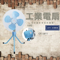 【現貨】工業電風 18吋工業扇 18吋工業電扇(藍水鯨)CT-1811 工業扇 大型風扇 工業電風扇 工業電扇 柚柚的店