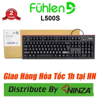 Bàn Phím Fuhlen L500s L411 L411W - Chuột Fuhlen L102 - Hàng Chính Hãng Ninza Bảo Hành 2 Năm