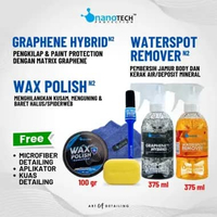 PENGHILANG BARET HALUS KUSAM SPIDERWEB + PEMBERSIH KERAK JAMUR BODY + PENGKILAP CAT PAINT PROTECTION