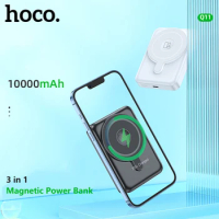 HOCO Magnetic Wireless Power Bank 10000mAh Mini Powerbank External Battery For iphone 14 13 12 14 Pro Max Auxiliary Battery