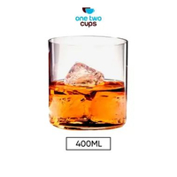 One Two Cups Gelas Japanese Style Rock Glass 400ml - CV4