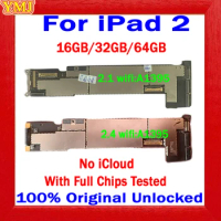 Original Unlocked Clean ICloud Mainboard For IPAD 2 Motherboard A1935 Wifi Version&amp;A1396/A1397 3G Version Logic Board 16G/32G/64