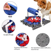 Dog Puzzle Feeder Pet Sniffing Mat for Mental Stimulation Slow Feeding Enrichment Toy for Dogs Puzzle Treat Mat for Boredom Bite