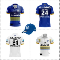 2024 Parramatta Eels Polo Shirt Home / Away / Hat Rugby Jersey - Mens Size: S-5XL（Print Custom Name Number）