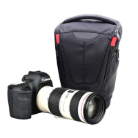 portable Camera Bag Case pouch For Canon 5D4 5DIV 5D3 5DIII 5DII 5D2 5DSR 6D 6DII DSR with 70-200mm lens shockproof shoulder bag