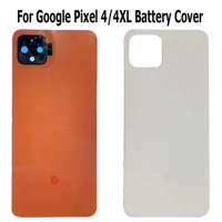 For Google Pixel 4 XL Back Battery Cover Rear Door Housing Case Replacement For Google Pixel 4 Battery Cover With Lens + Glue