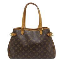 【二手名牌BRAND OFF】LOUIS VUITTON LV 路易威登 棕色 原花 帆布 肩背包 托特包 M51154