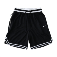 Nike 短褲 Dri-FIT 黑白 男款 快乾排汗 抽繩 籃球褲 拉鍊口袋 鬆緊褲頭 DA5845-010
