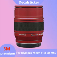 For Olympus 75mm F1.8 ED MSC Camera Lens Sticker Protective Skin Decal Vinyl Wrap Film Anti-Scratch 