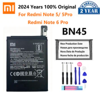 100% Orginal Xiao mi BN45 4000mAh Battery For Xiaomi Redmi Note 5 Note5 Note6 6 Pro High Quality Phone Replacement Batteries