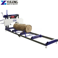 YG Saw Blade Wood Processor Wood Cutting Machine Horizontal Portable Sawmill Chainsaw Band Sawmill Blade Pulley Sawmill Machine