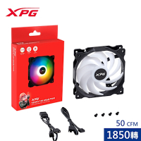 XPG 威剛 VENTO 120 ARGB PWM 機殼風扇 (黑)
