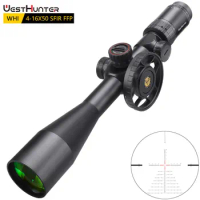 WestHunter WHI 4-16x50 SFIR FFP Hunting Tactical Scope First Focal Plane Shooting Riflescope R&amp;G Illuminated Optics Airgun Sight