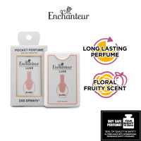 ENCHANTEUR Luxe Pocket Perfume Blanc 18ml | Long-lasting Perfume | For Women | Floral Fruity Scent