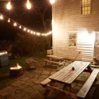 住宿 Charming farmhouse retreat w fire pit and fully stocked kitchen Rensselaerville