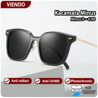 Viendo Kacamata Frame Hitam Wanita Pria Cowok Korea Gaya Keran Elastik TR90 Anti Sinar Matahari UV40