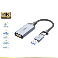 การ์ดจับภาพวิดีโอ Video Capture Card, Type-C / USB3.0, 4K@30Hz,การบันทึ วิดีโอ HD คําแนะนําผลิตภัณฑ์