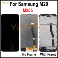 For Samsung Galaxy M20 M205 SM-M205F M205FN Display Lcd Screen For Samsung M20 Display Screen Replacament With Frame Parts