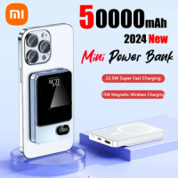 Xiaomi New 50000mAh Magnetic Qi Wireless Charger Power Bank 22.5W Super Fast Charging Mini Powerbank For iPhone Samsung Huawei