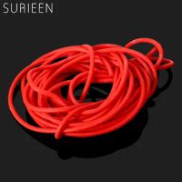 Red Strong 3060 Natural Latex Elastic Parts Rubber Band Tube Tubing Hunting Slingshot Catapult Bow Arrow Accessories 3x6mm 10M