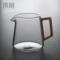 禾陽 耐高溫玻璃公道杯大容量帶手柄泡茶公杯功夫茶具分茶器茶海