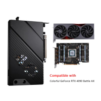 Granzon Water Block for Colorful GeForce RTX 4090 Battle AX GPU Card / Copper Cooling Radiator / GBN-IG4090ZF