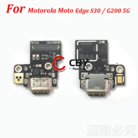 For Motorola Moto Edge S30 G200 USB Charging Port Dock Connector Board Flex Cable Repair parts