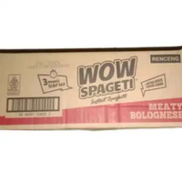 WOW Spaghetti Aglio Olio Dus, WOW Spaghetti Carbonara Dus, WOW Spaghetti Bolognese Dus WOW Spaghetti