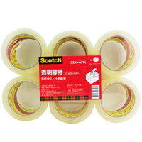 3M OPP3036-6透明膠帶48mm x 90M (6捲入)