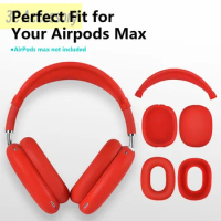 Solid color headphone case For Airpods Max 3 in 1 Silicone Case For Women Men Suitable for Airpods Max 3 in 1 Case Covers