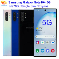 Samsung Galaxy Note10 Plus Note 10+ 5G N976B Global Version 6.8" Exynos 12GB RAM 256/512GB ROM NFC Octa Core